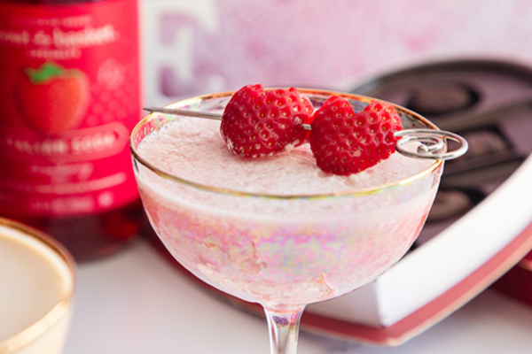 Strawberry Valentines Mocktail